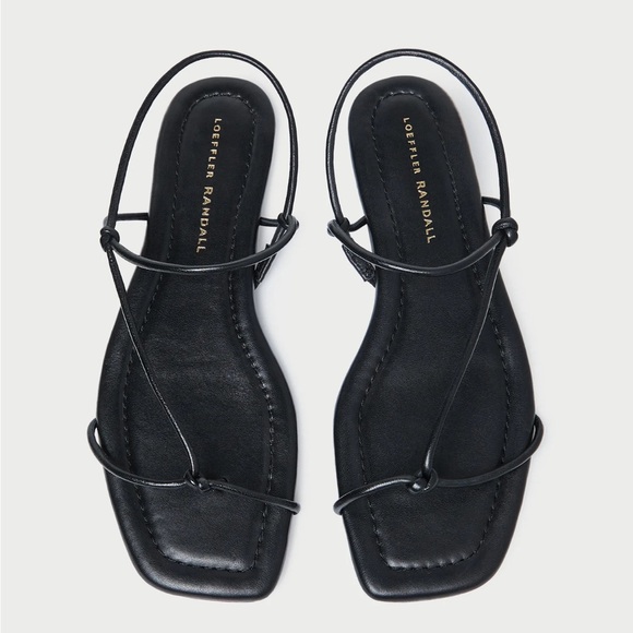 Loeffler Randall Shoes - Loeffler Randal Eleanor Black Strappy Sandal